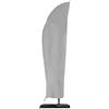 LZQpearl Copertura Ombrellone Impermeabile, Resistente Tessuto Antistrappo Resistente All'ombrello Copertura Per Ombrellone A Sbalzo Extra Grande, Impermeabile, Antivento, Anti-UV (Grey,280*30*81*45CM)