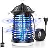 VIWAVE Lampada Antizanzare Elettrica, 4200V 15W UV Zanzariera con Luce LED, Antizanzare da Interno ed Esterno Impermeabile IPX4, Trappola Zanzare, Zanzare Elettrico per Casa Giardino Cucina