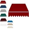 MACAGGTNTU Esterno Tessuto per Tende da Sole Retrattile Tessuto di Ricambio per Tenda da Sole da Giardino, Terrazzo Telo per Tenda da Sole Impermeabile(Red,6.5x5ft/200x150cm)