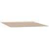 vidaXL Tessuto di ricambio per tende da sole, beige, 300 x 250 cm, in poliestere, moderno, rettangolare, resistente alle intemperie, facile da pulire, copertura per terrazza, soluzione ombreggiante
