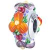 YaShuo Jewellery Perlina in vetro di Murano in argento Sterling per braccialetti Pandora, Argento sterling Cristallo Argento Sterling, Nessuna pietra preziosa