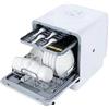 Generic Lavastoviglie da tavolo compatta con serbatoio dell'acqua integrato, 5 posizioni, rack a doppio livello, asciugatura automatica per piccoli spazi