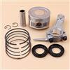 SAANICH 68 millimetri Pistone Anelli Biella Albero Motore Paraolio Kit Fit for GX160 GX 160 Cinese 168F 5.5HP Motore Motore Trimmer Tosaerba