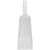 Gucagle Pala in plastica multifunzionale Mestolo per acqua Manico per remo in PP addensato leggero Diametro del foro 35 mm per Kayak Giardinaggio Pesca Attività all'aperto (Bianca)