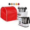 HOMELAY. Copertura Monsieur Cuisine connect/smart/plus. Copertura protettiva per robot da cucina. Similpelle antimacchia e idrorepellente. Antibatterica e ignifuga. Fatta a mano in Europa. Rosso.