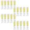 BANGSHUO 20 Pezzi Lampadine LED G9 9W (Equivalenti a 85W), Non Dimmerabile Bianca Fredda 6000K 850 Lumen G9 AC220-240V, 360 gradi CRI>80