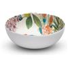 SERAFINO ZANI Set 2 Pz Ciotole da Cucina Ciotoline Medie Frutta Aperitivo in Melamina Decoro Floreale Tropicale Mod. Garden Touch-Mel Emporio Zani