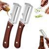 Wxshang Glowing Peeler, 3-in-1 Multi Function Peeler Knife Combines Peeling, Shredding, And Bottle Opener Functions, For Potato, Carrot, Fruit, Non-slip Ergonomic Handle, Dishwasher Safe (2 Pcs)