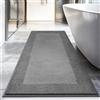 DOMUSTEX Tappetino da Bagno 76 x 150 cm, Antiscivolo, Lavabile, per Doccia, Vasca e Pavimento