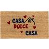 Sicignano Casalinghi Ingrosso Casalinghi Sicignano Zerbino in Fibra di Cocco Rettangolare Gulliver 40x70 cm con Fondo Antiscivolo, Tappeto Ingresso Esterno Interno, Pulizia Casa Ufficio (2, Casa Dolce Casa)