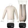 Cecotec Manichino da stirare e asciugare IronHero 1200 Mannequin Dry. 1200 W, rimuove le rughe e deodorizzato, 2 in 1: camicia e pantaloni, autonomia 180 min., controllo touch, timer.