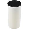 WAZUBC Ceppo universale rotondo per coltelli, porta coltelli universale senza coltelli, piccolo organizer salvaspazio per controsoffitto (bianco)