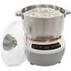 cunnyend Macchina Automatica per Pasta 7L 250W Elettrica In Acciaio Inox Con Funzione Fermentazione, Impastatrice Automatica, Fermentazione A 45°C, Timer Intelligente Per La Produzione Pasta Pane E Pizza