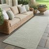 SIMPEX Tappeto Runner 80x150 cm Verde, Pelo Corto con Effetto 3D Alto-Basso, Stile Boho Scandinavo, per Soggiorno, Camera o Esterni