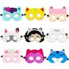 Sdjuifsd 9 Pezzi Maschera Compleanno Gabby, Maschere Gabby, aschera per Bambini, Maschere Feltro, MAccessori Feste, Ragazzi e Ragazze, per Feste Compleanno, Party Cosplay, Halloween, Carnevale