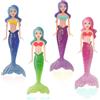 yayafunfun Giocattolo per piscina con anelli di immersione, giocattolo subacqueo, giocattolo subacqueo, giochi acquatici per bambini (vergine - 4P)