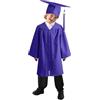 Wesaloes Toga Laurea Bambini Abito da Laureato Set Toga Laureato Per Bambina Costumi Laureato e Tocco Cappello Ragazzo Ragazza Prescolare Scuola Materna Costume Abiti per Bambina 4-10 Anni (Purple, 5-6 Years)