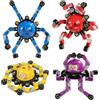 SCIONE Confezione da 4 fidget spinner trasformabili per bambini, adolescenti & adulti, attività da viaggio, giocattoli sensoriali per autismo e ADHD, riempitivi per borse da festa