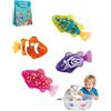 ASEFWEG Pesci Robo Fish,pesciolini che si muovono in acqua, Giocattolo Gatto, Funzionamento a Batteria, Giocattolo Riutilizzabile per Bambini, Animali Domestici e Piscine (4pcs)