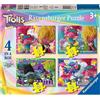 Ravensburger - Puzzle Trolls 3, Collezione 4 in a Box, 4 puzzle da 12-16-20-24 Pezzi, Età Raccomandata 3+ Anni
