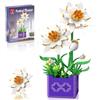 TYCOLE Bonsai Floreale Bianco da Costruire, 585 Pezzi, dai 6 Anni