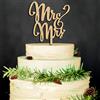 Meet-shop Mr et Mrs Cake Topper,Sposa Decorazione Torta di Legno, per Mr & Mrs Wedding Cake Topper Decorazione