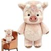 Generico 2026 Nuovo Peluche Che Corre, Peluche Che Corre,Graziosis Peluches Di Bovini Delle Highlands,Animale Di Pe Luche Per Uomini,Donne (C, 45CM)