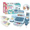 Dioche Cassa Interattiva del Supermercato per Bambini, Registratore di Cassa, Set da Gioco con Scanner, per Giochi di Ruolo, Apprendimento, Conteggio e abilità Sociali, Struttura in