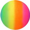 Henbrandt Rainbow Bright - Pallone da calcio in PVC, 20 cm, non gonfiato, confezione da 1