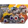 Monster Jam Scala 1:64, confezione da 2 - Son-uVa Digger vs ThunderROARus, Serie 32 (edizione 2024) - Set ufficiale Spin Master Monster Trucks, set pressofuso per bambini dai 3 anni in su