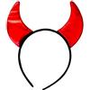 Lovelegis Cerchietto - Corna Diavolo - Colore Rosso Nero Carnevale - Halloween - Idea Regalo per Natale e Compleanno