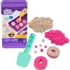 Kinetic Sand, Barattolo per Biscotti con 227 g di Sabbia Giocattolo (2 Colori), 1 Strumento e 2 Forme, Confezione Riutilizzabile, Artigianato, Giocattoli sensoriali