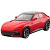 Generic 1:22 per Ferrari per Purosangue FUV Simulazione di auto in lega statica decorativa con suono e luce (batterie non incluse)(Red)