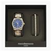 Roccobarocco Set Orologio & Bracciale Roccobarocco Blue Silver
