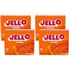 JELL-O Jello Gelatin Dessert 3 Ounce Boxes Pack of 4 (Orange)