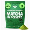 MATCHA DNA Tè Matcha Biologico in Polvere 100g - Certificato - The Verde Matcha in Polvere per Latte, Frullati e Dolci. 100% Puro, Vegano e Senza Glutine. Un Carico di Energia e di Antiossidanti
