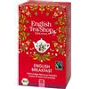 English Tea Shop English Breakfast Fairtrade Organic Black Tea / Té Nero Di Ceylon Colazione Inglese Biologico Ed Equosolidale - 1 x 20 Sachets (40 Gram)
