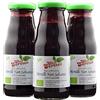 Chef Service Bevofrutta 100% mirtilli neri BIO - 3 pezzi da 210 ml