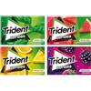 Trident Senses Miscela di gomme da masticare | Senza zucchero | Gusto Anguria Sunrise | Gusto mix tropicale | Gusto Menta Foresta Pluviale | Gusto Festa dei Frutti di Bosco | 12 confezioni (12 x 12 co