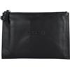John Richmond Pochette Nera con Polsino da Uomo - Taglia Unica