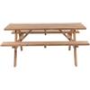 Alce Tavolo Pic Nic in legno Bellavista termo.. 177x153 h 76
