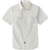 Dubinik® Camicia Uomo Maniche Corte in Cotone a Due Tasche Regular Fit Stile Vintage e da Lavoro