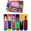 United Oddsocks Drag Your Feet Box of 6 Unisex Odd Socks - EUR 38-44