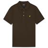 Lyle & Scott Polo SS Plain Polo Shirt, Y176 Ebano, L