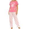 Peppa Pig Pigiama Mamma Pig per Donna Rosa X-Large