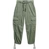 Superdry Pantaloni da spiaggia leggeri da donna, Verde mimetico, 42