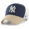 47 '47 Brand MLB New York Yankees Ballpark Mesh Offside Trucker Cap Navy/Beige