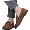 Generico Mocassini Uomo Eleganti 39-45 EU in Pelle Scarpe da Barca Primavera Estive Mocassino Slip-on Elegante Loafers Senza Lacci Casual Teacher Shoes Comode per Cerimonia, Lavoro e Uscire,Marrone,45