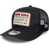 New Era NE Patch 19Twenty Trucker Adjustable Cap NE Logo blu scuro, taglia: unica