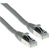 ACT Grigio 0,25 metri di cavo patch LSZH SFTP CAT6A senza strappi con connettori RJ45
